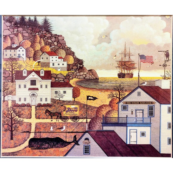 Charles Wysocki "The Wharfs Rat Club" New Picture - Picture 2 of 4